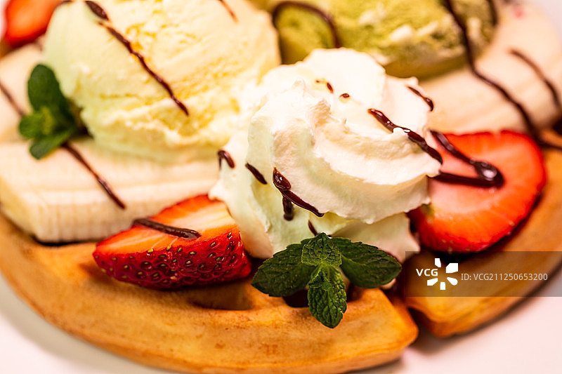 华夫饼图片素材