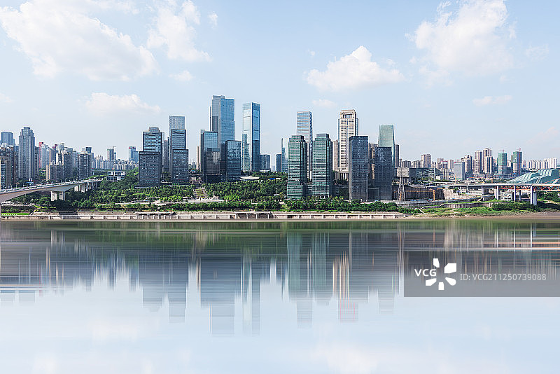 重庆市江北嘴商务区发展趋势图片素材