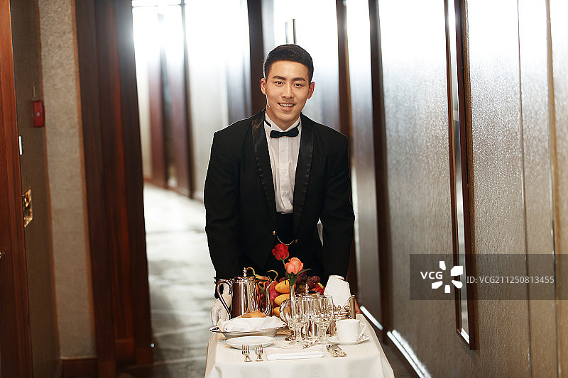 酒店服务员图片素材