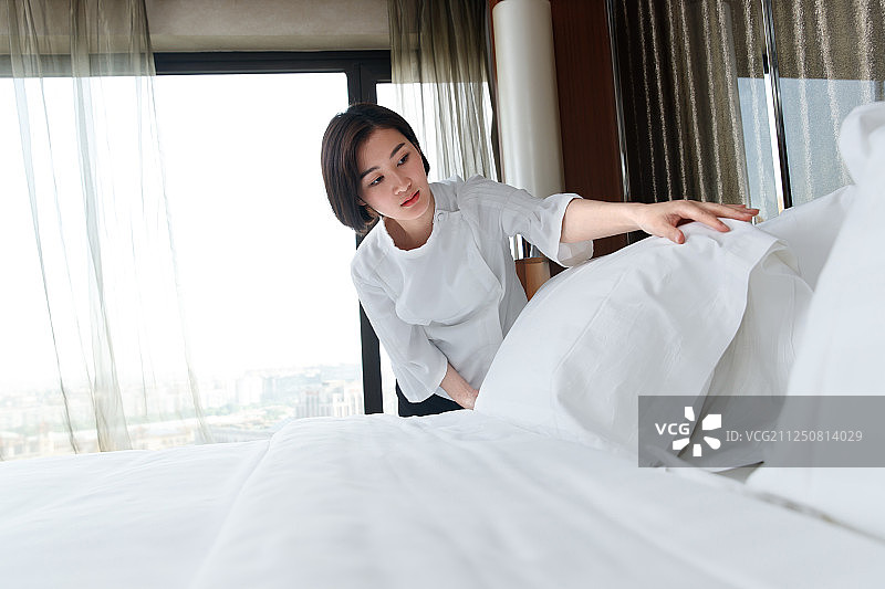 酒店服务员图片素材