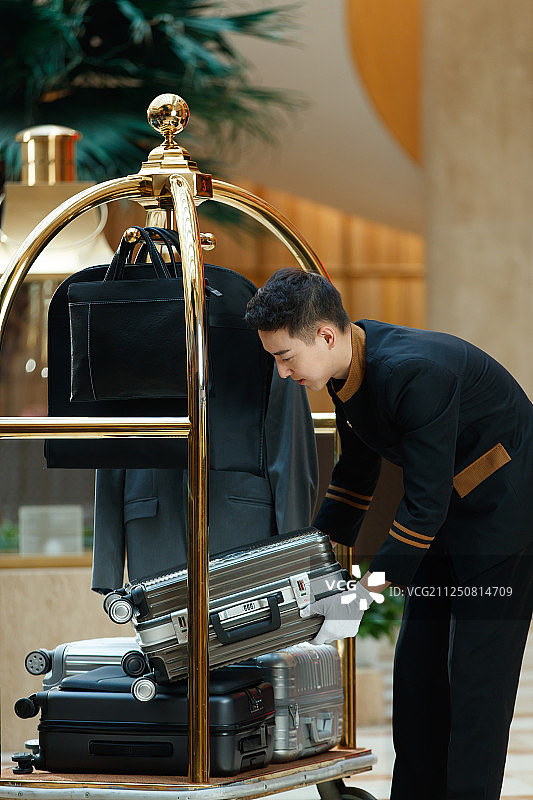 酒店服务员图片素材