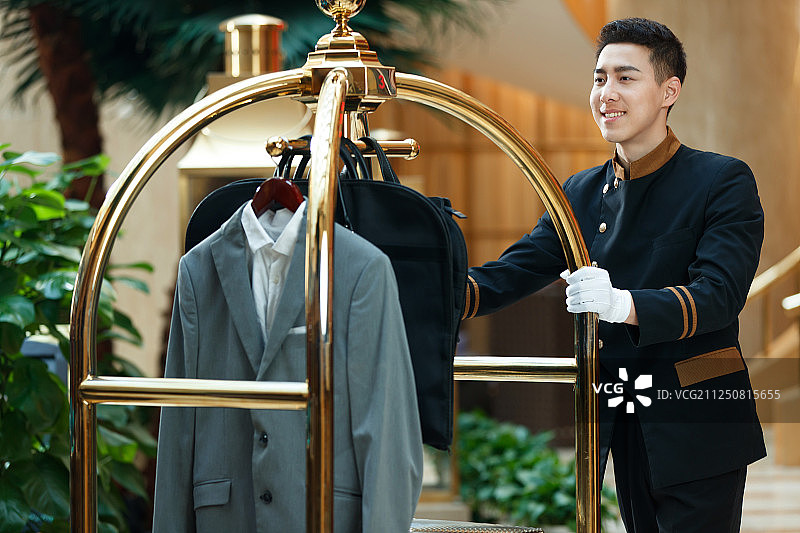 酒店服务员图片素材