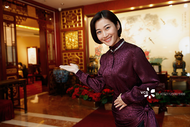 酒店服务员图片素材