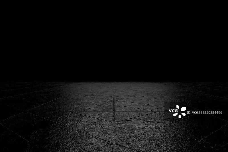 3D简单的晚上广场图片素材