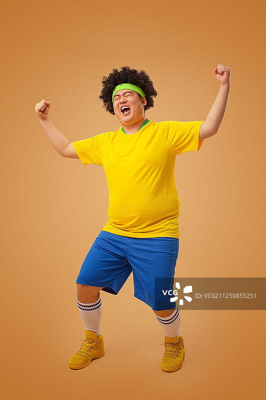 球迷小胖图片素材