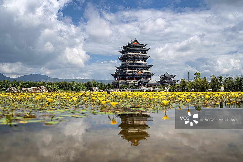 云南保山清华海景观图片素材