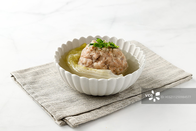 清炖狮子头图片素材