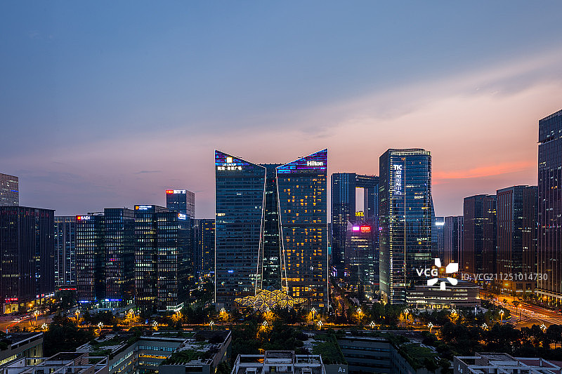 成都城南大源中心希尔顿酒店图片素材