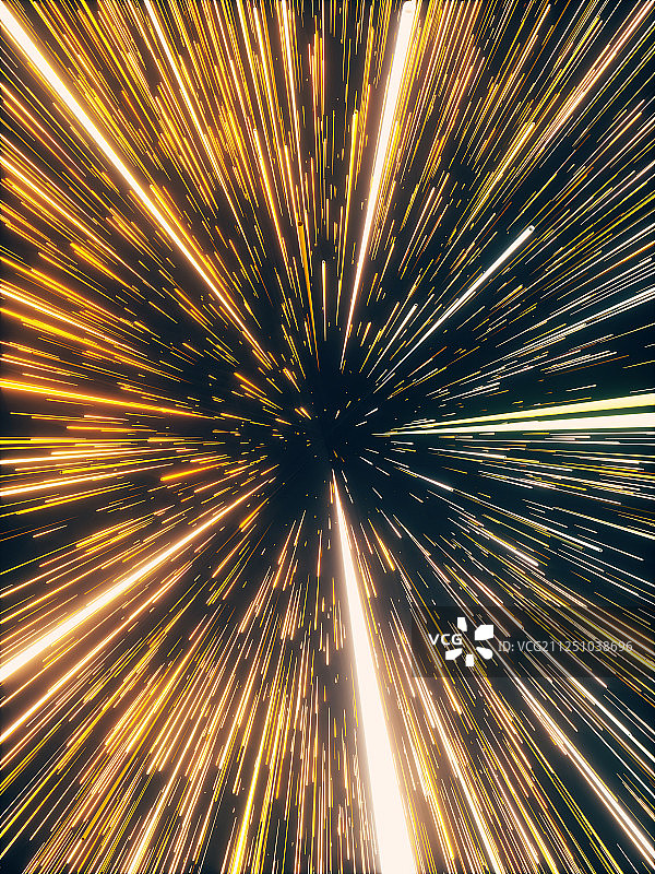 带有科技感的多彩彩色的加速穿梭动态模糊特效图片素材