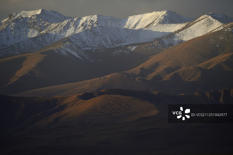 二拉山口，4499米，青藏高原，中国青海图片素材