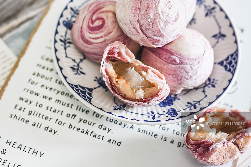 芋泥酥图片素材