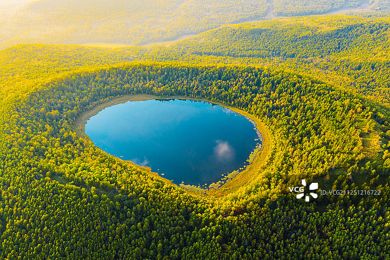 内蒙古阿尔山天池图片素材