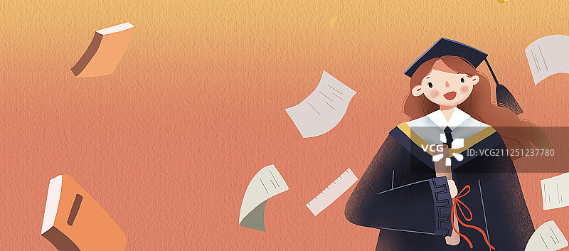 我们毕业啦图片素材