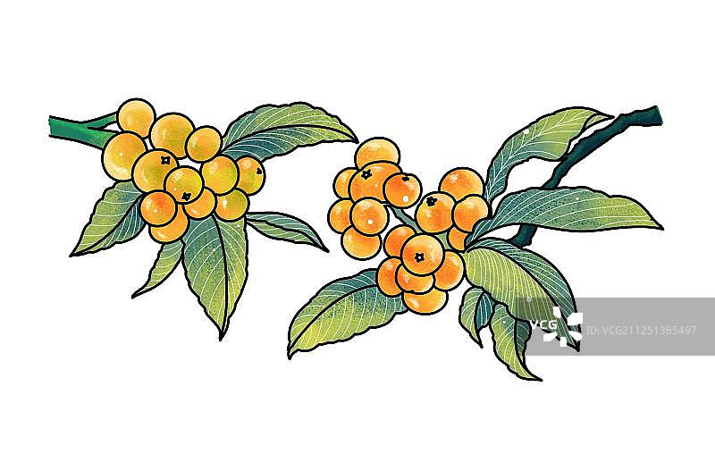 重阳节黑色构线的黄色水墨琵琶免扣插画元素图片素材