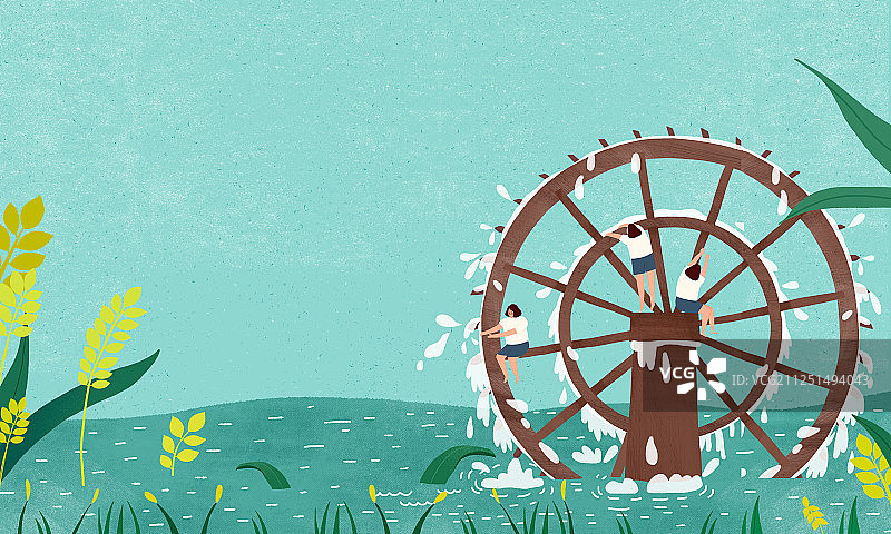 二十四节气夏天图片素材