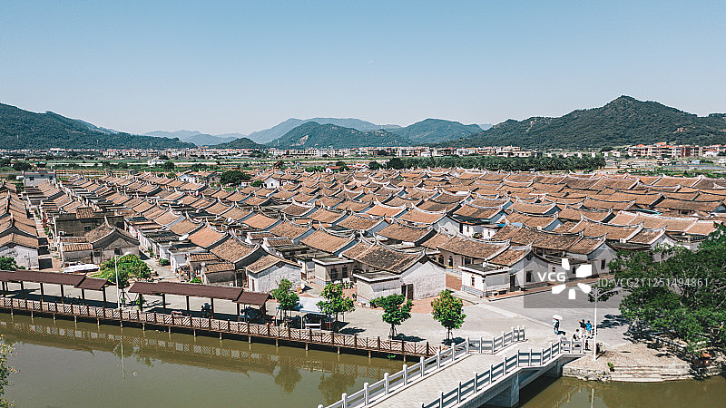 漳州龙海埭美古村图片素材