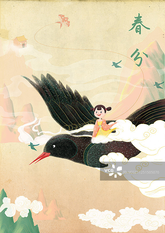 24节气《春分》图片素材