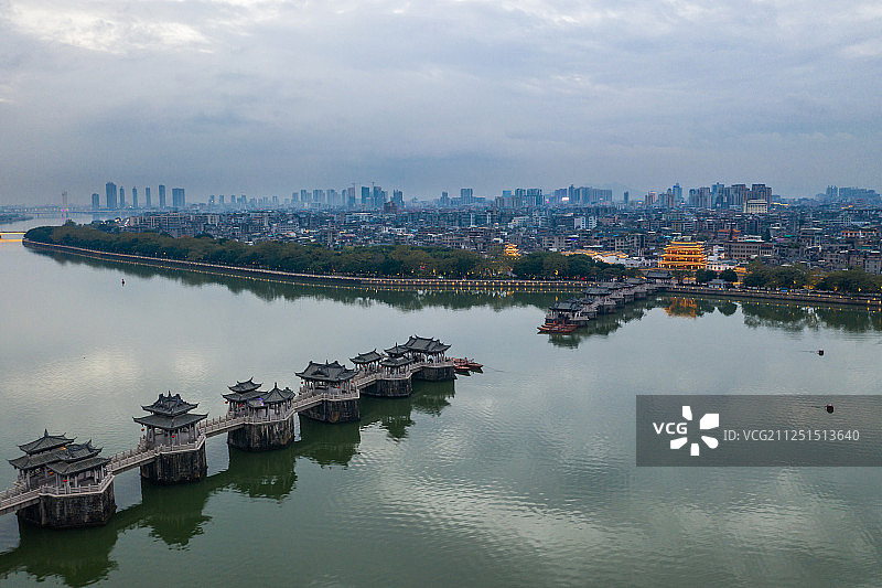 潮州广济桥图片素材