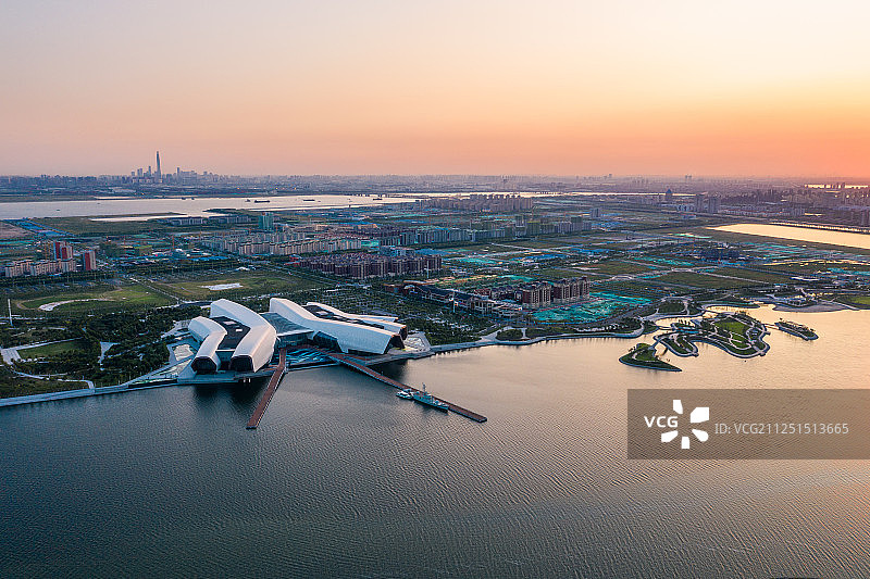 天津滨海新区国家海洋博物馆图片素材