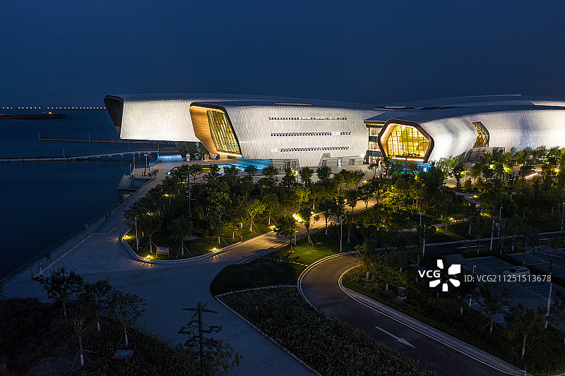 天津滨海新区国家海洋博物馆图片素材