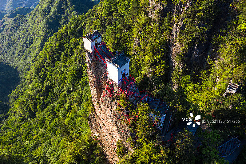 陕西塔云山风光图片素材