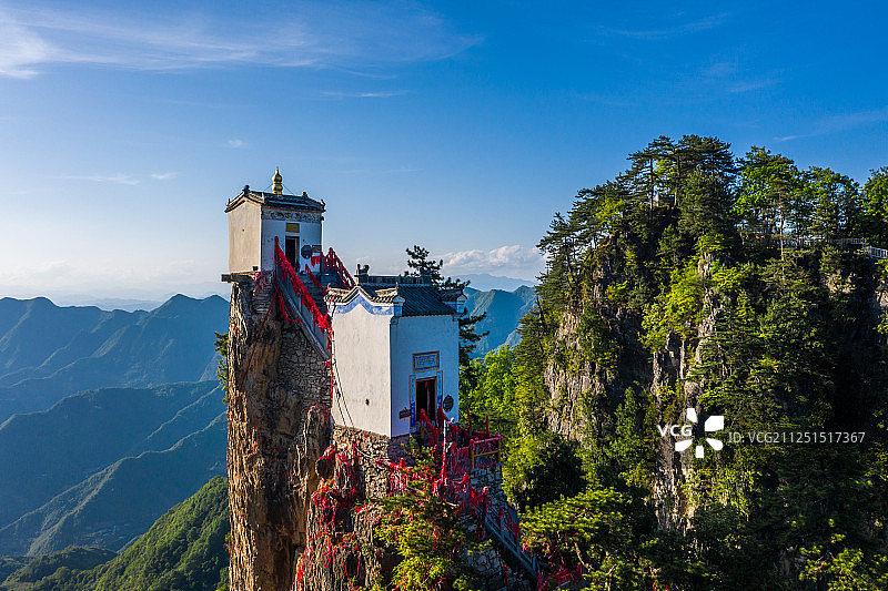 陕西塔云山风光图片素材