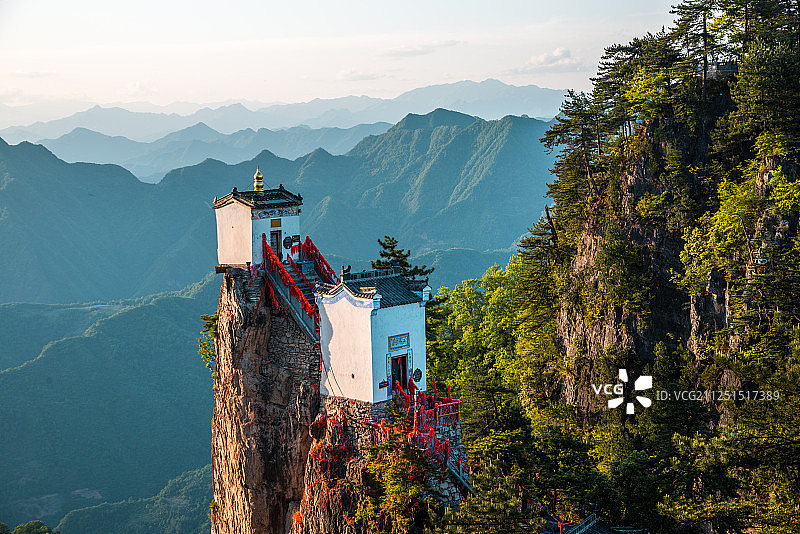 陕西塔云山风光图片素材