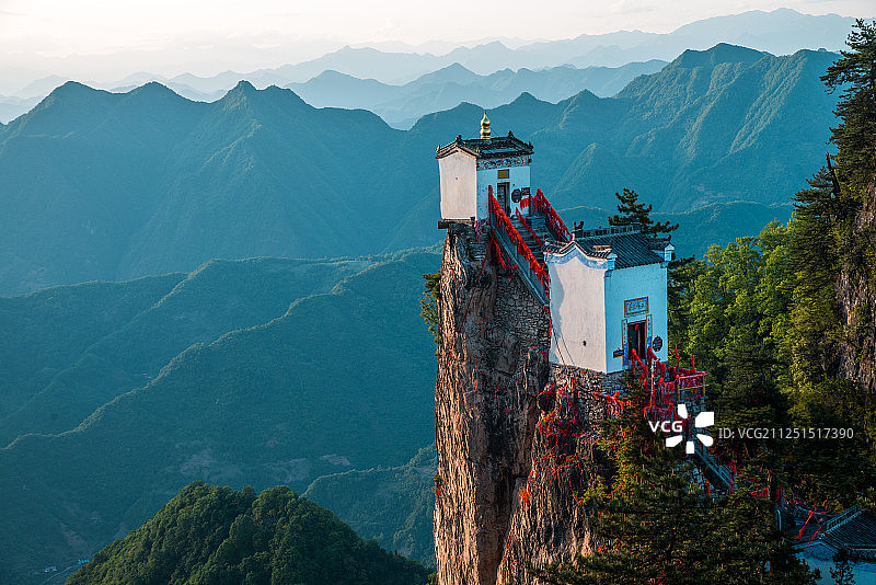 陕西塔云山风光图片素材