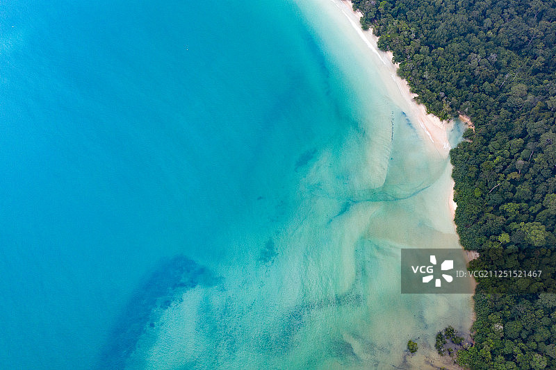 热带海洋海岸线图片素材