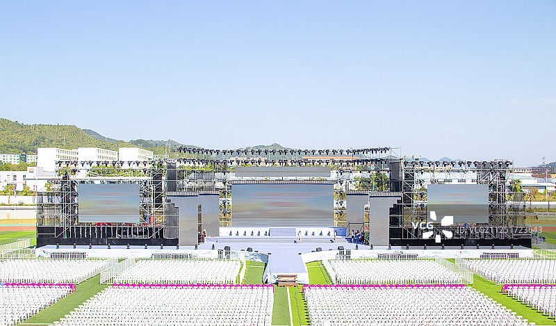 龙南体育中心图片素材