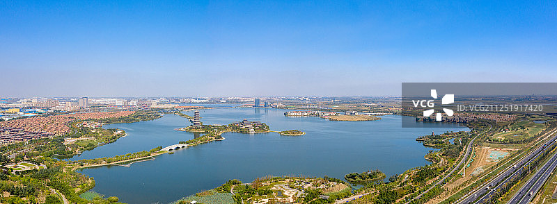 山东少海国家湿地公园图片素材