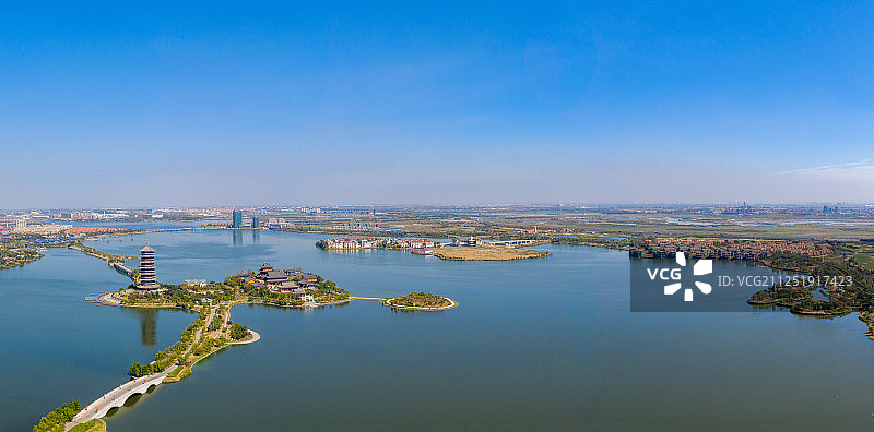 山东少海国家湿地公园图片素材