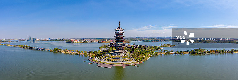 山东少海国家湿地公园图片素材