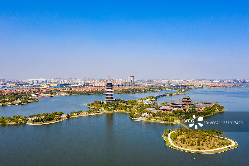 山东少海国家湿地公园图片素材