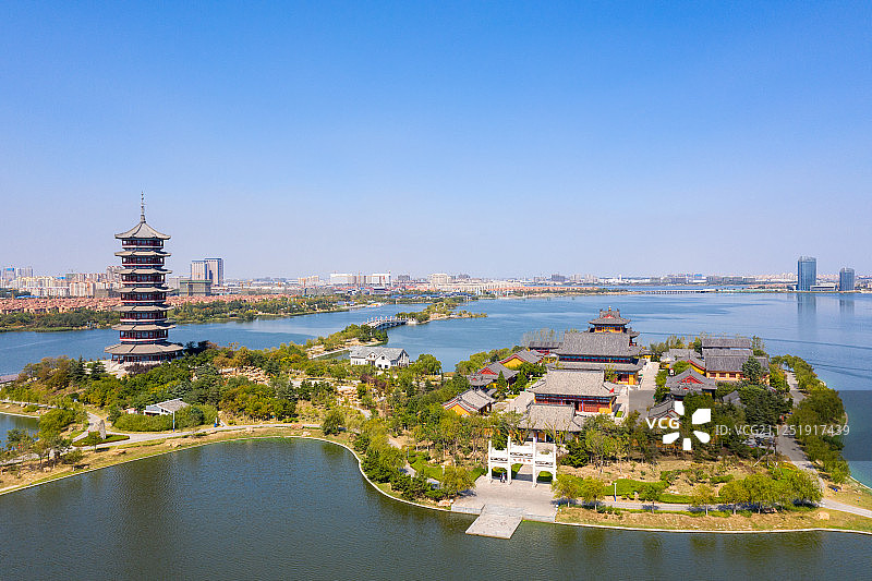 山东少海国家湿地公园图片素材