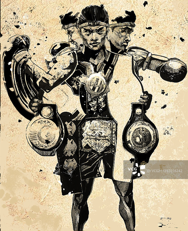 泰国国术——泰拳图片素材