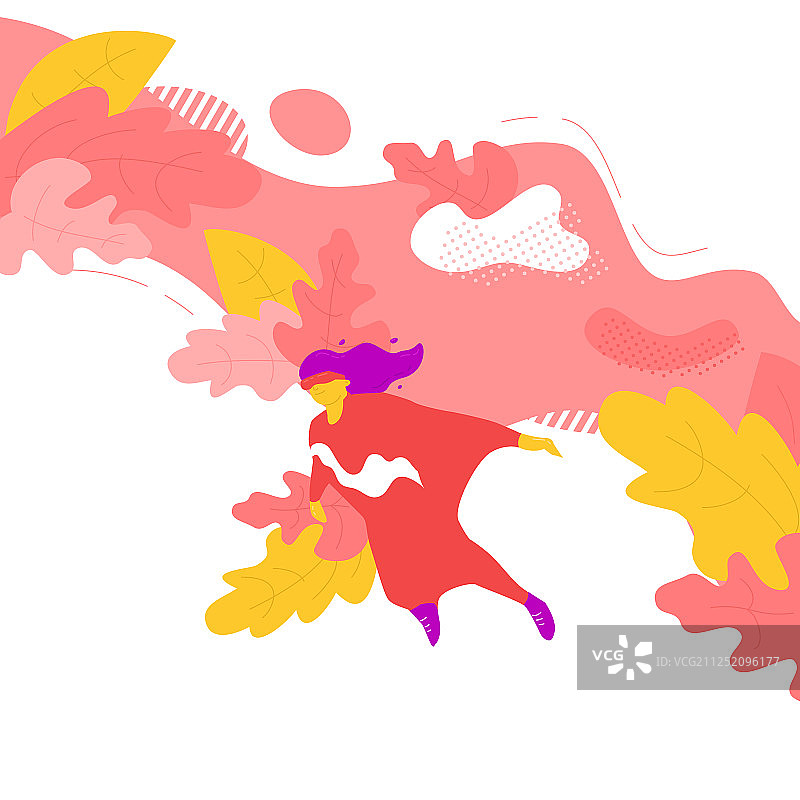 夏天穿着翼装飞行的女人图片素材