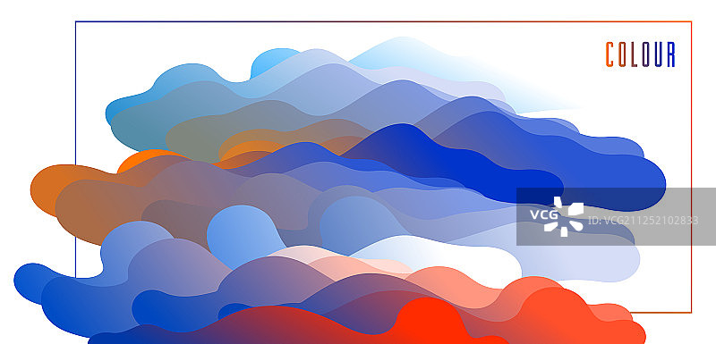 渐变流体抽象3D彩色背景图片素材