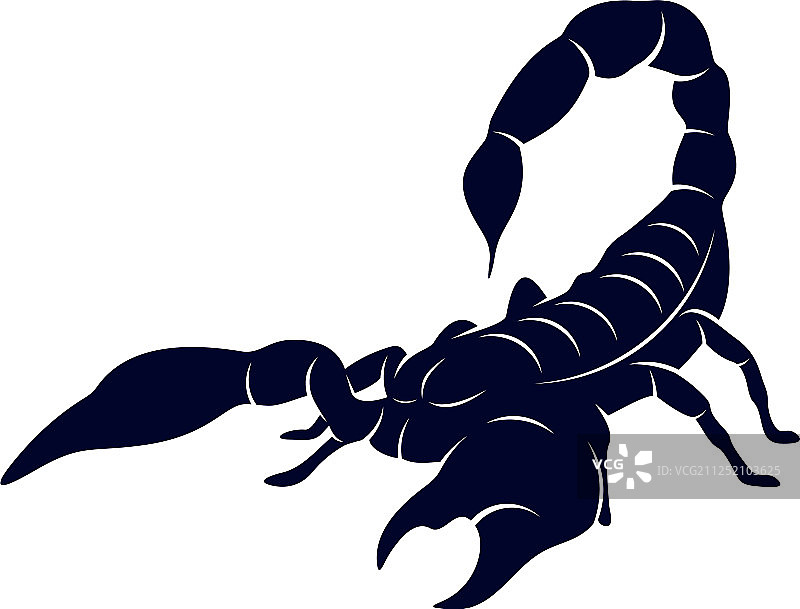 蝎子纹身图案图片素材