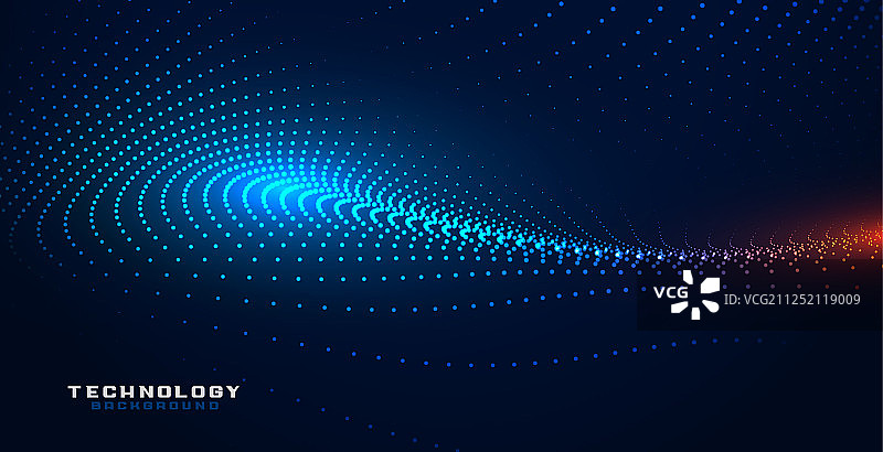 发光粒子科技网格图片素材