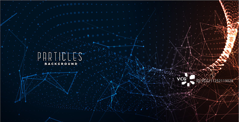 网状线条技术背景图片素材