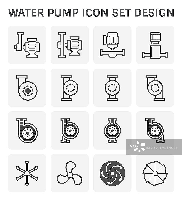 水泵图标图片素材