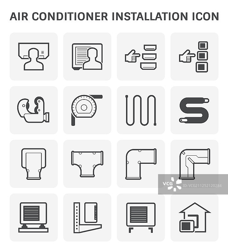 空调的图标图片素材