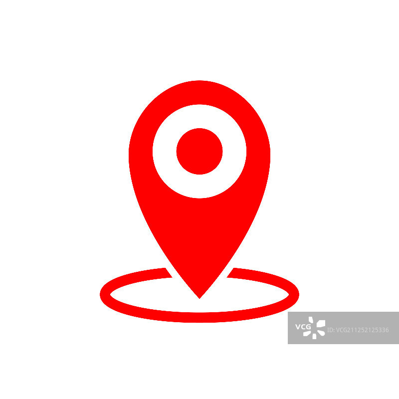 位置地图图标GPS指针标记符号图片素材