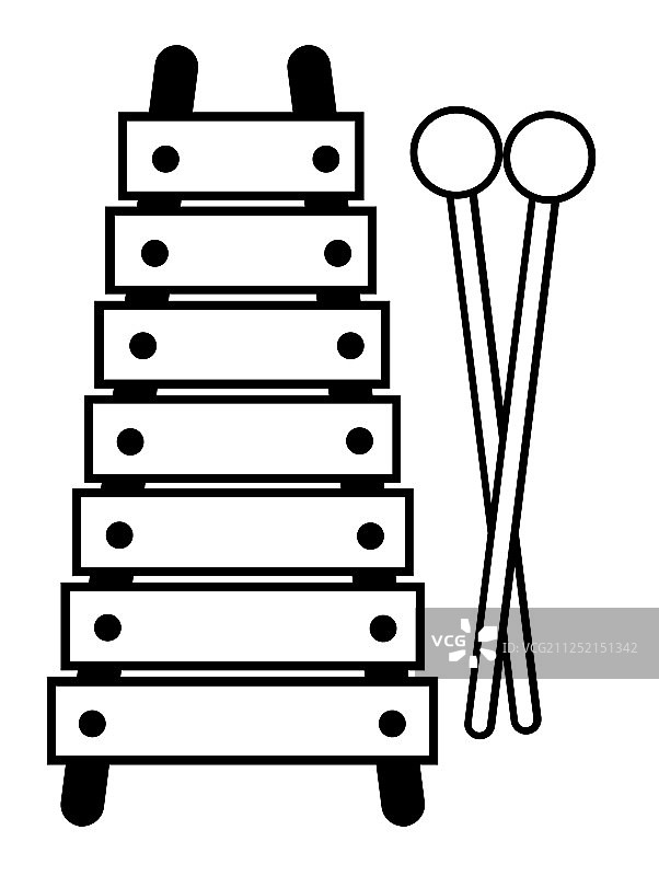 玩具木琴图片素材