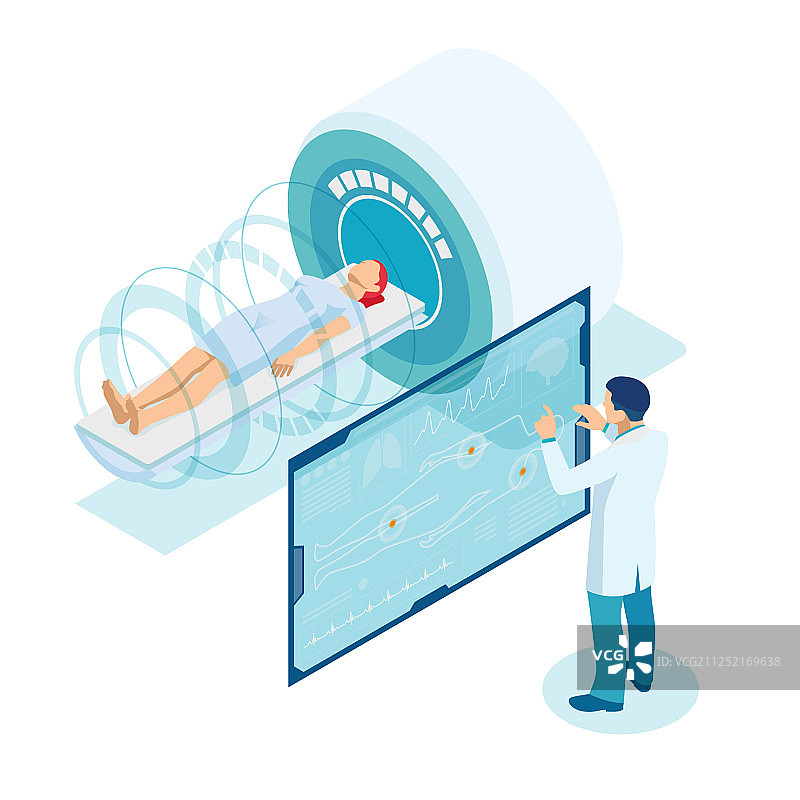 2.5D磁共振治疗图片素材