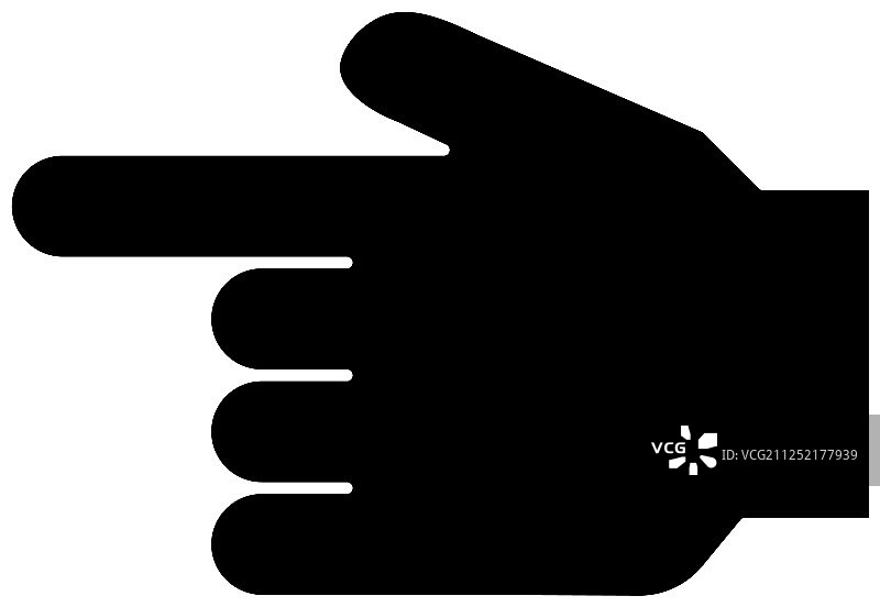 黑色手势符号图片素材