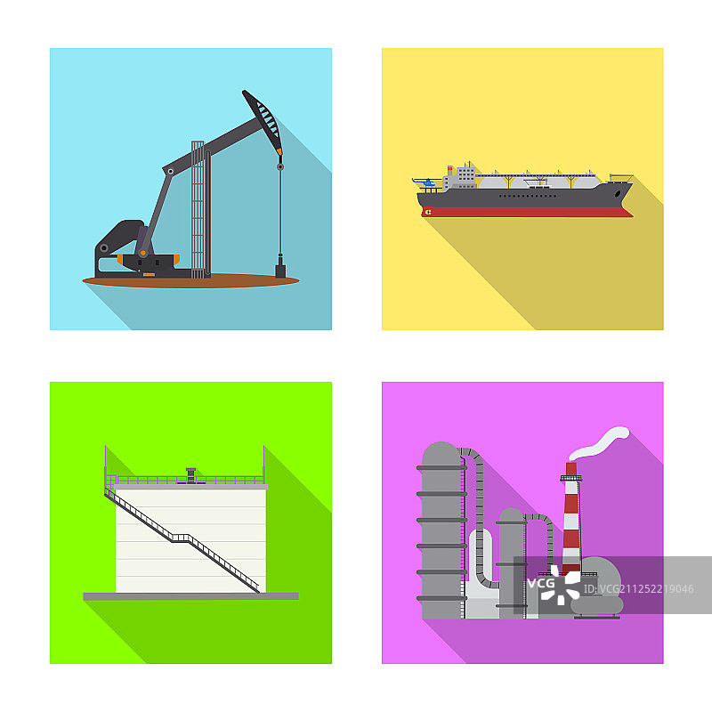 油气图标合集图片素材