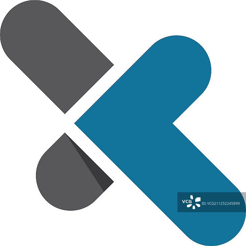 X字母标志模板图标图片素材