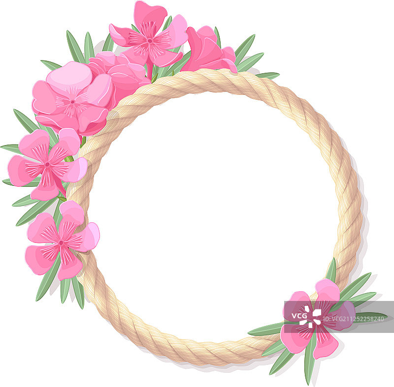 热带边框剪贴画图片素材